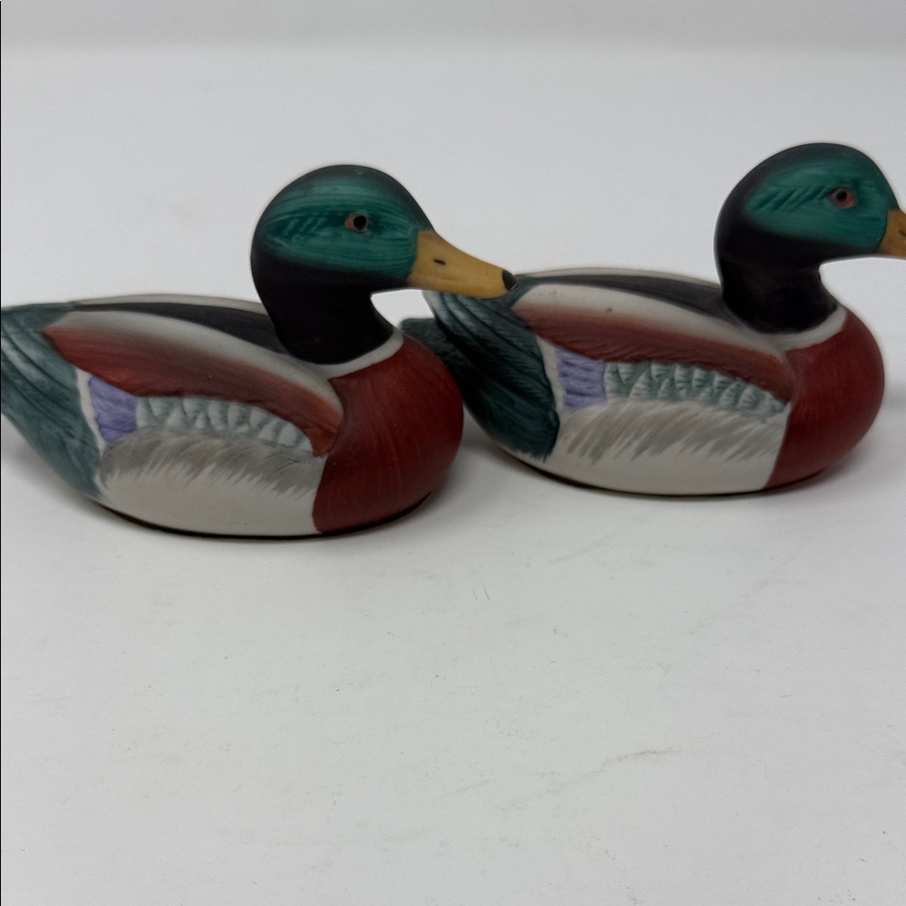 Handcrafted Ceramic Duck Figurines 3x5 in Home Decor Hunting -Outdoor - Picture 3 of 10